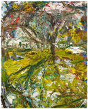 Cascading, 2010, oil/canvas, 24x24”