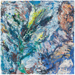 Charles and Lilies, 2008, oil/canvas, 24x24"