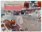 Swinging Boats, Cranberry Island, 2007, oil/linen, 20x24"