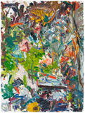Susan's Garden #4, 2008, oil/canvas, 18x24"