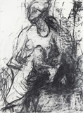 Andrea, 2006, charcoal/paper, 28x22"