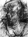 Ben, 2006, charcoal/paper, 30x23"