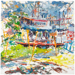 Chautauqua Belle #2, 2008, oil/canvas, 30x30"