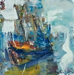 Dove Dreaming, 2007, oil/canvas, 30x30"