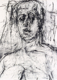 Eleanor, 2005, charcoal/paper, 30x23"