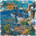 Fogo Harbor, Towards Brimstone Head I, 2008, oil/canvas, 24x24"