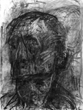Jim, 2007, charcoal/paper, 30x23"