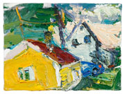 Bay, Cranberry Island, 2007, oil/canvas, 20x20"