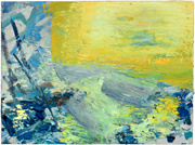 St. Mary's River #4, 2007, oil/panel, 12x16"