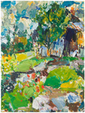 Susan's Garden #5, 2008, oil/canvas, 24x18"