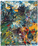 Susan's Garden, 2005, oil/canvas, 24x24"