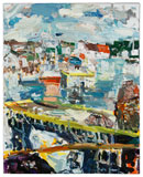 Town Dock, Cranberry Island #2, 2007, oil/canvas, 26x40"