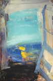 Window, Trace of Sunflower Fields, 2006, oil/canvas, 47x31"
